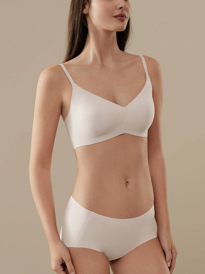 V-Neck Wireless Bra - Smart Size