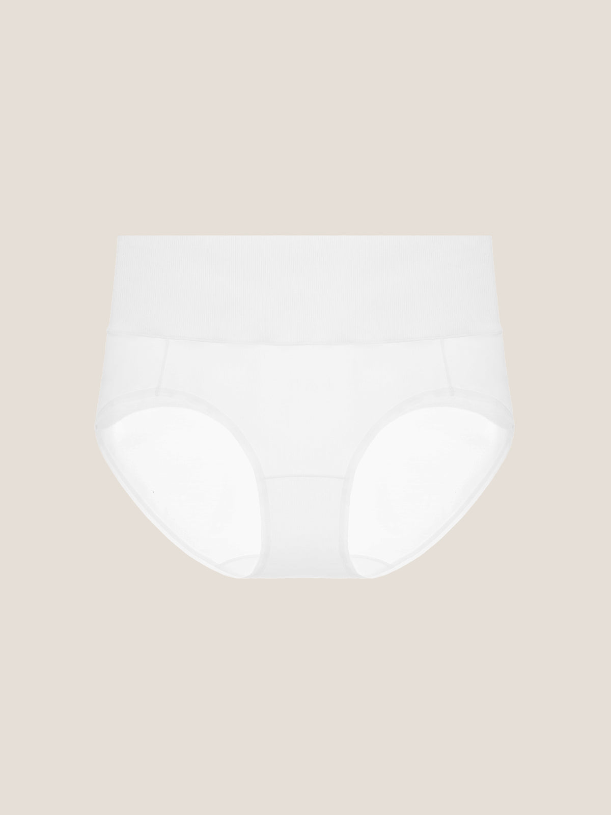 Pure Cotton Wide Elastic Band High-Waisted Brief 2-Pack