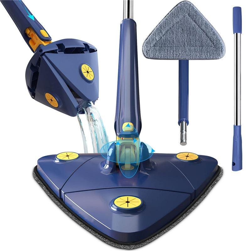 Esfregão Triangulo Mop De Limpeza Ajustável Giratória 360° Rodo Twist Xmop