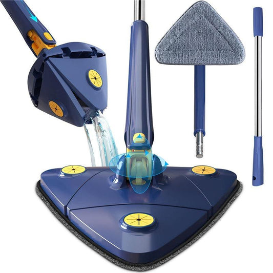Esfregão Triangulo Mop De Limpeza Ajustável Giratória 360° Rodo Twist Xmop