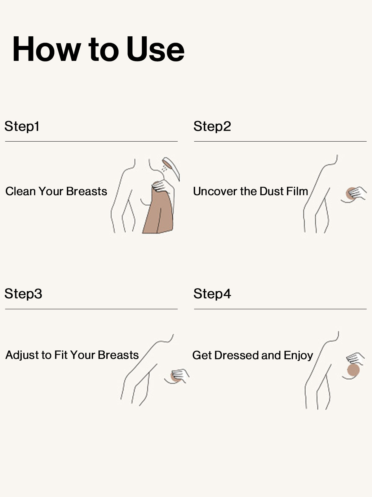 Skin-Invisible Breathable Silicone Nipple Covers