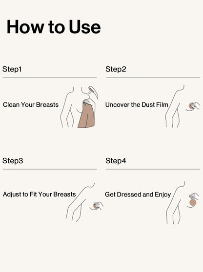 Skin-Invisible Breathable Silicone Nipple Covers