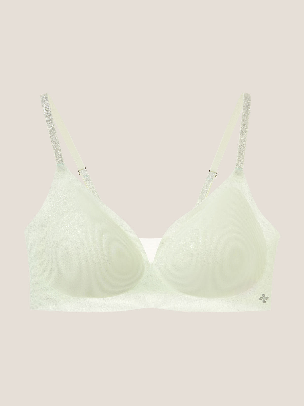 Basic Seamless Deep V Neck Mesh Cooling Bra - Smart Size