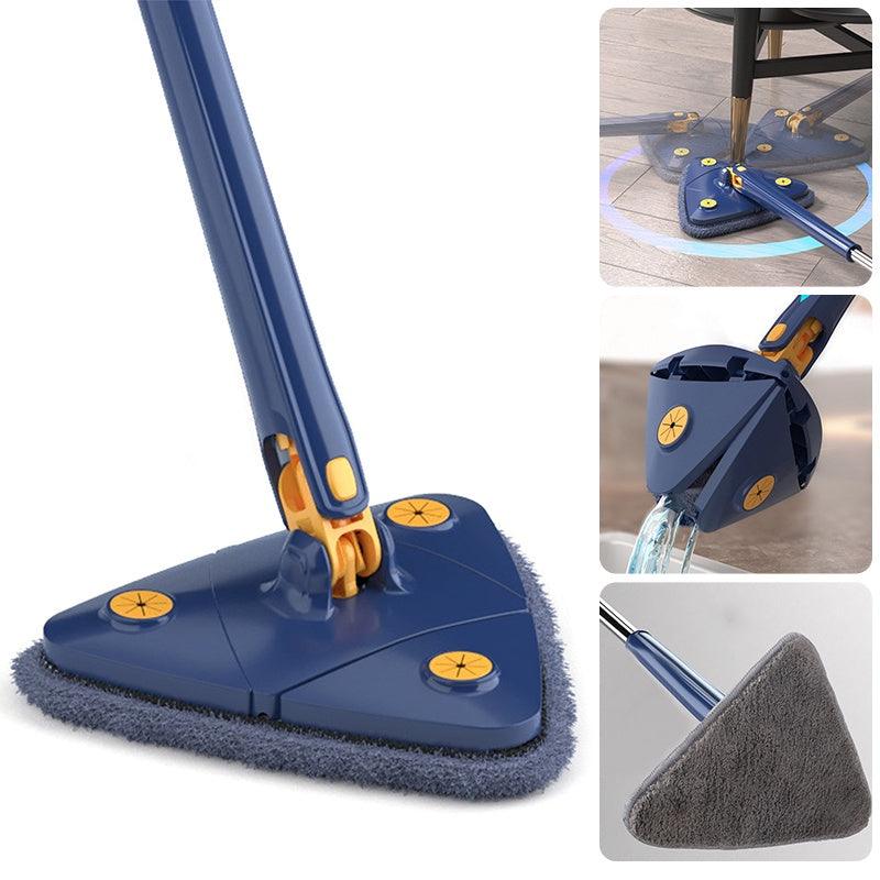 Esfregão Triangulo Mop De Limpeza Ajustável Giratória 360° Rodo Twist Xmop