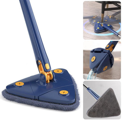 Esfregão Triangulo Mop De Limpeza Ajustável Giratória 360° Rodo Twist Xmop