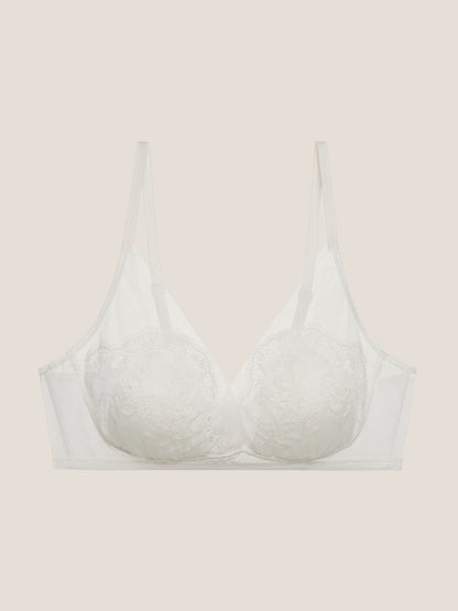 Rococo Lace Triangle Padded Bra