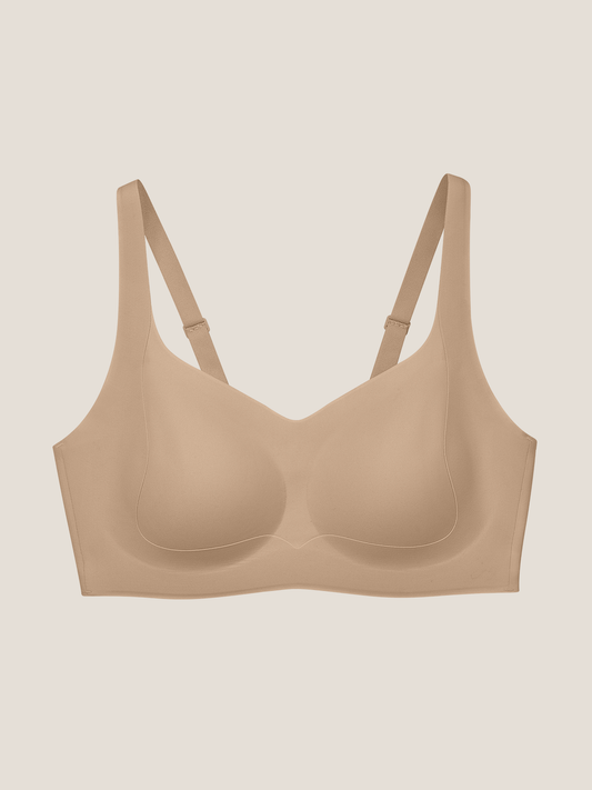V-Neck Side Support Wireless Bra