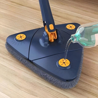 Esfregão Triangulo Mop De Limpeza Ajustável Giratória 360° Rodo Twist Xmop
