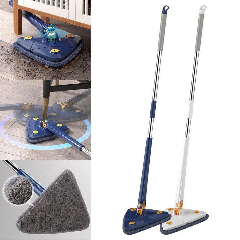 Esfregão Triangulo Mop De Limpeza Ajustável Giratória 360° Rodo Twist Xmop