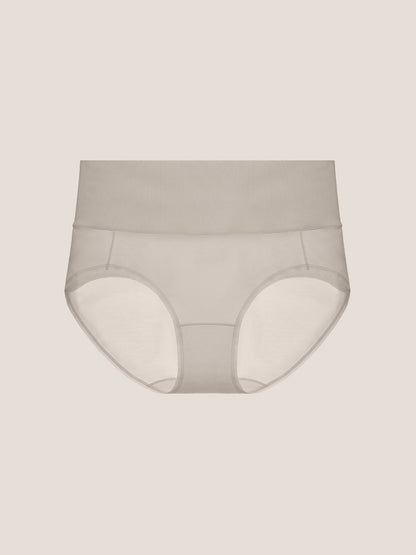 Pure Cotton Wide Elastic Band High-Waisted Brief 2-Pack