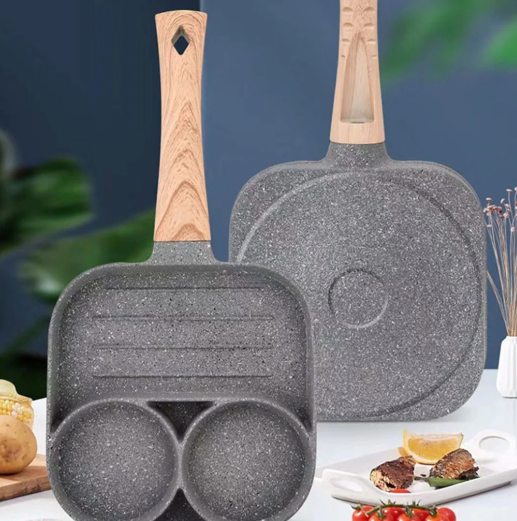 [OFERTA IMPERDÍVEL] Tábua de Descongelamento + Frigideira 3 EM 1 Antiaderente [COMBO] - Oferta Já