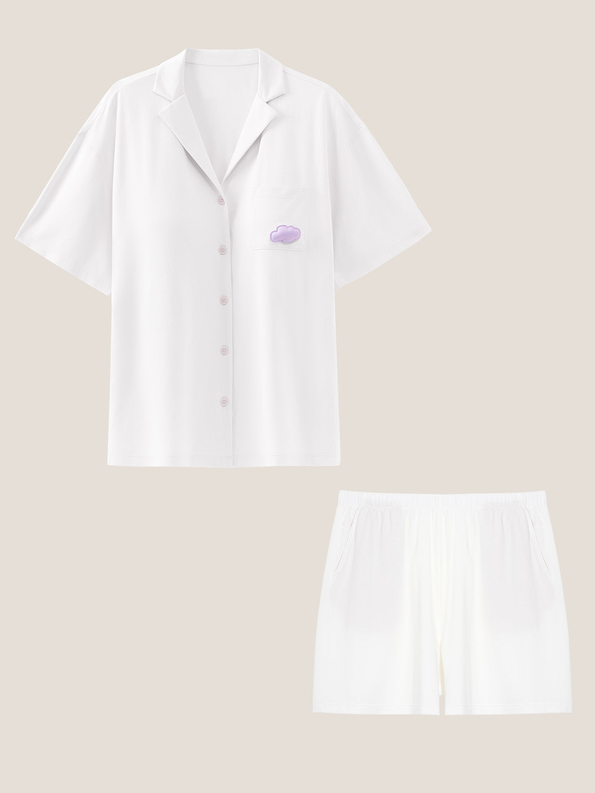 Cloud Cotton Short Sleeve Pajama Set
