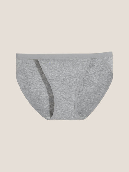 Cotton Rib Mid-Rise Bikini Brief 3-Pack
