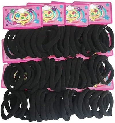 Sarat Moda Indiana Elástico Para Cabelo Tipo Meia Pacote 10 Un. PRETO