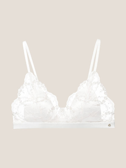 Garden Secret Lace Triangle Bra