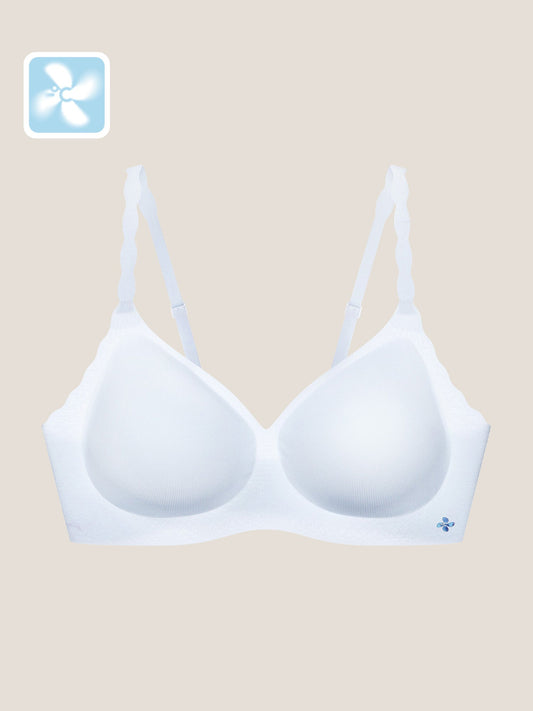 Basic Seamless Deep V Neck Cooling Bra - Smart Size