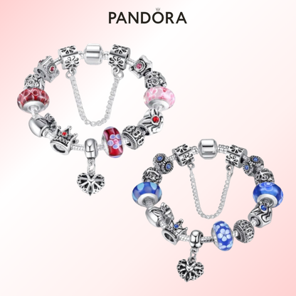 Bracelete de Prata 14 Berloques [COMPRE 1, LEVE 2] [OFERTA LIMITADA AO ESTOQUE]