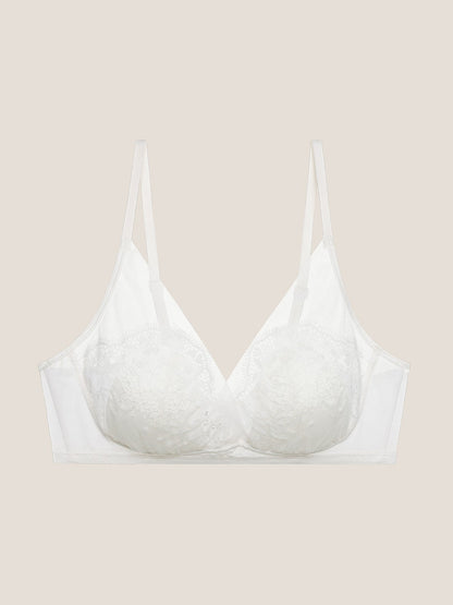 Rococo Lace Triangle Padded Bra