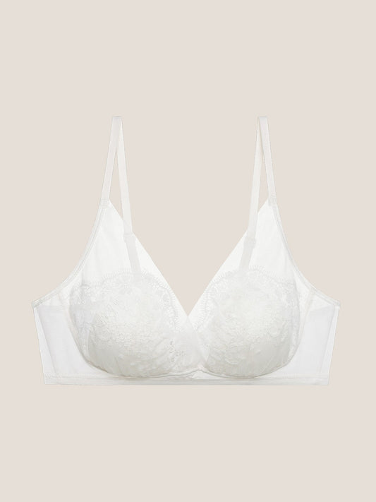 Rococo Lace Triangle Padded Bra