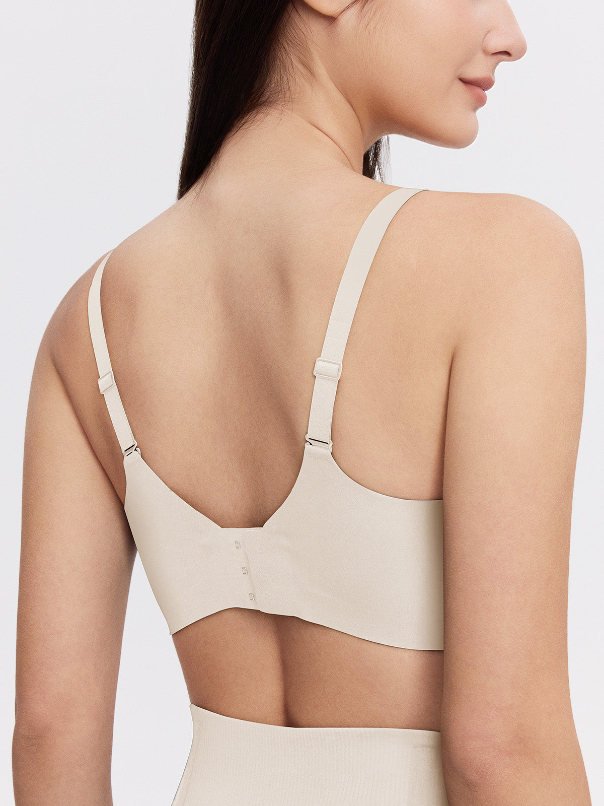 Side Support Back-Hook Wireless Bra
