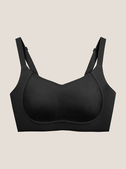 Side Support Back-Hook Wireless Bra