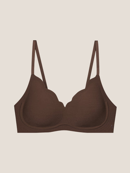 V-neck Contour Wireless Bra