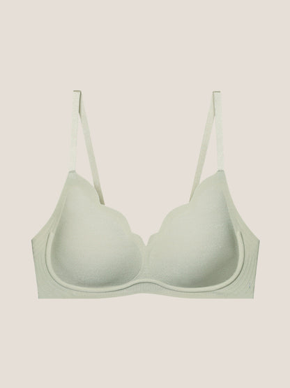V-neck Contour Wireless Bra