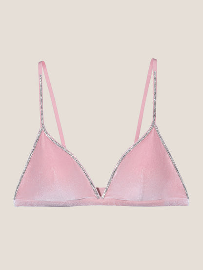 Velvet Triangle Bralette