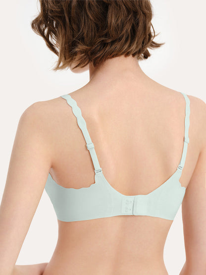 Basic Seamless Deep V Neck Cooling Bra - Smart Size