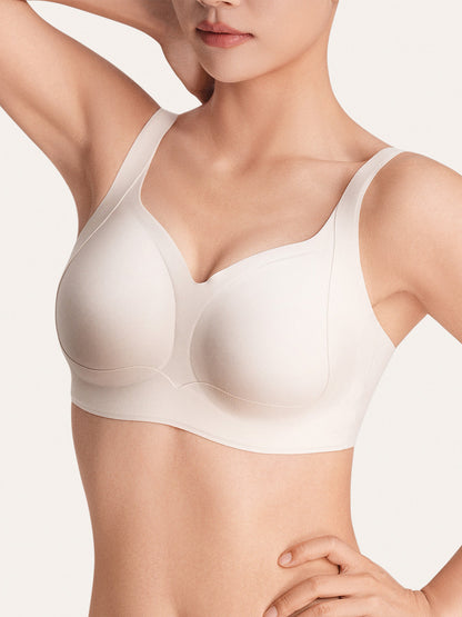 V-Neck Side Support Wireless Bra