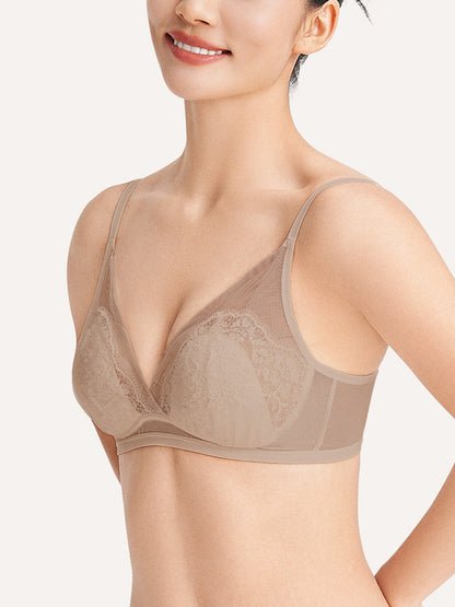 Rococo Lace Triangle Padded Bra