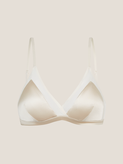 Luxe Silk Triangle Bra