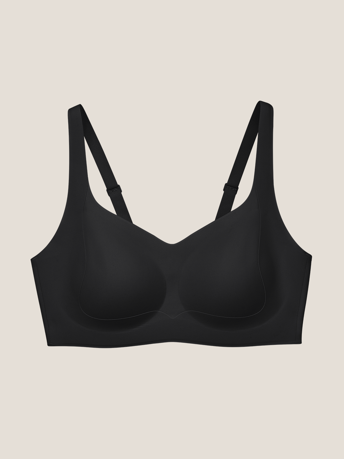 V-Neck Side Support Wireless Bra