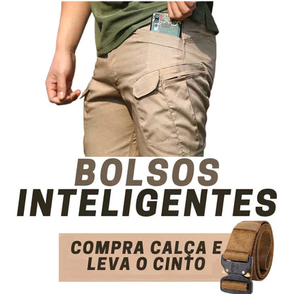 KIT 3 CALÇA TÁTICA MILITAR + 3 CINTOS TÁTICOS [OFERTA LIMITADA AO ESTOQUE] - OFERTA JÁ