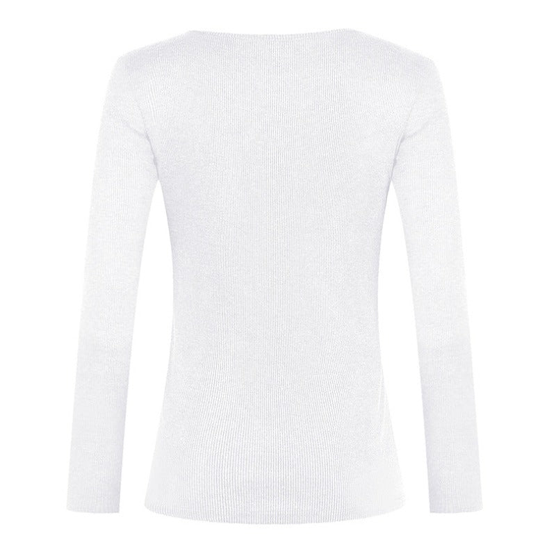 Blusa Feminina Manga Longa Elegante - Frete Grátis