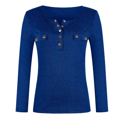 Blusa Feminina Manga Longa Elegante - Frete Grátis