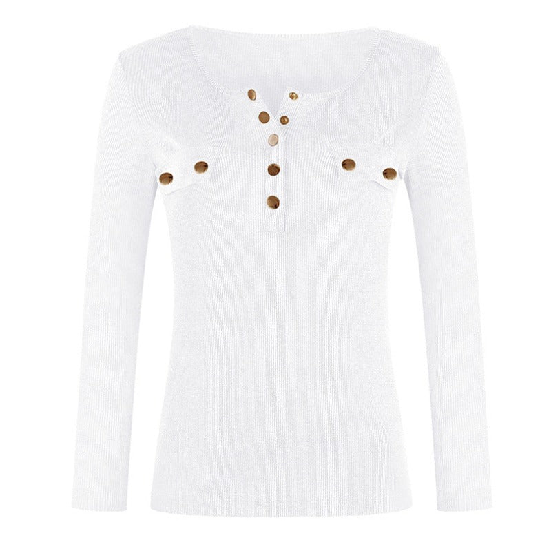 Blusa Feminina Manga Longa Elegante - Frete Grátis
