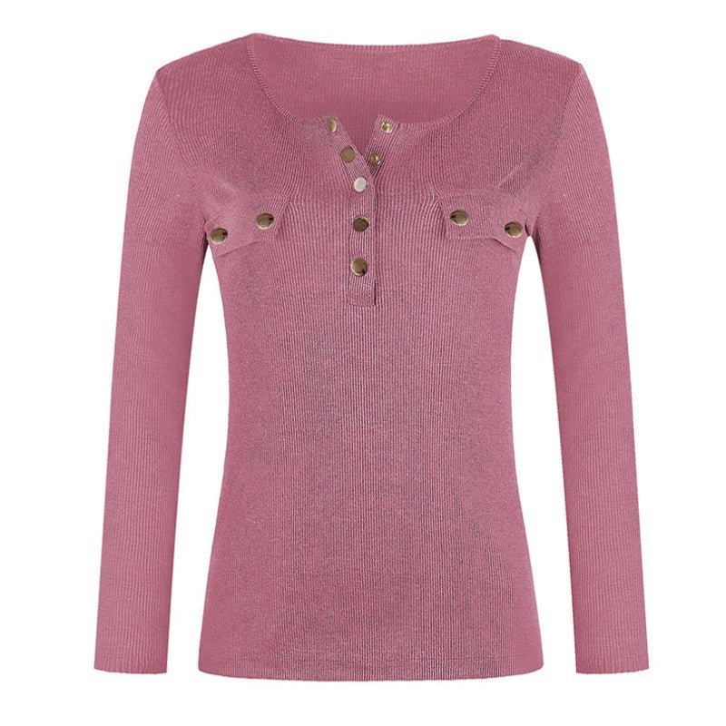 Blusa Feminina Manga Longa Elegante - Frete Grátis