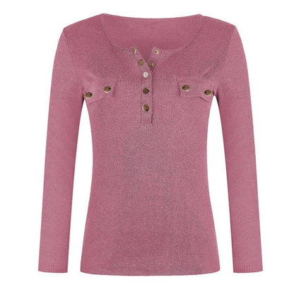 Blusa Feminina Manga Longa Elegante - Frete Grátis