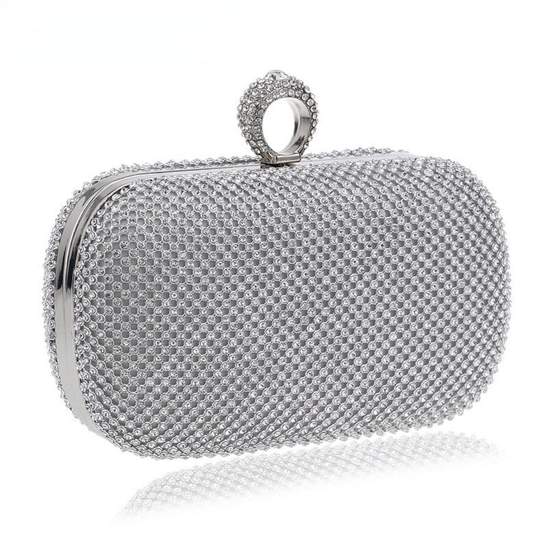 Bolsa Clutch Feminina de Ombro Cravejada - Frete Grátis