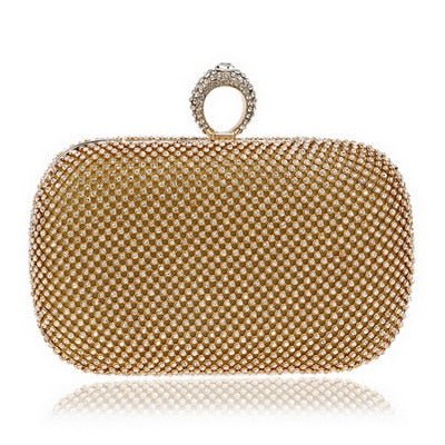 Bolsa Clutch Feminina de Ombro Cravejada - Frete Grátis
