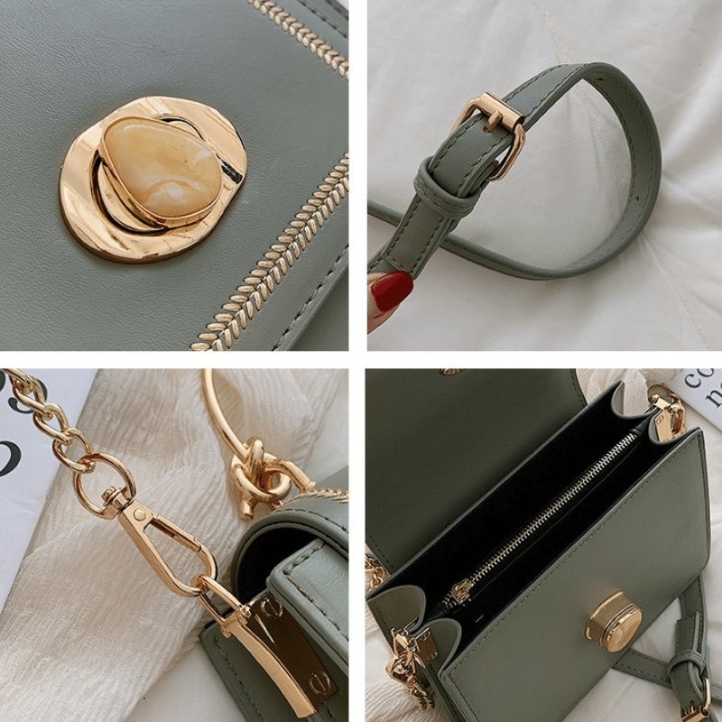 Bolsa com Alça Corrente Transversal Feminina Mirela - Frete Grátis