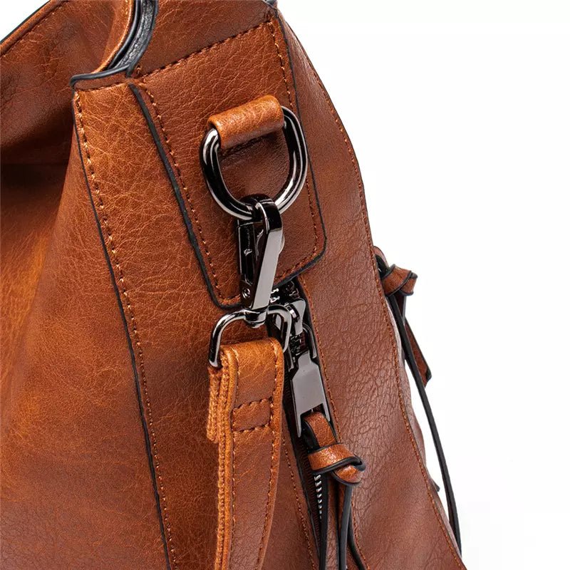 Bolsa de Ombro Feminina de Couro + Carteira Feminina de Couro Cindy - Frete Grátis