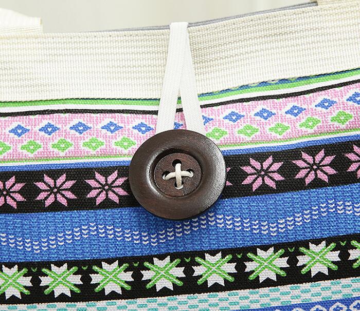Bolsa de Ombro Listrada - Frete Grátis