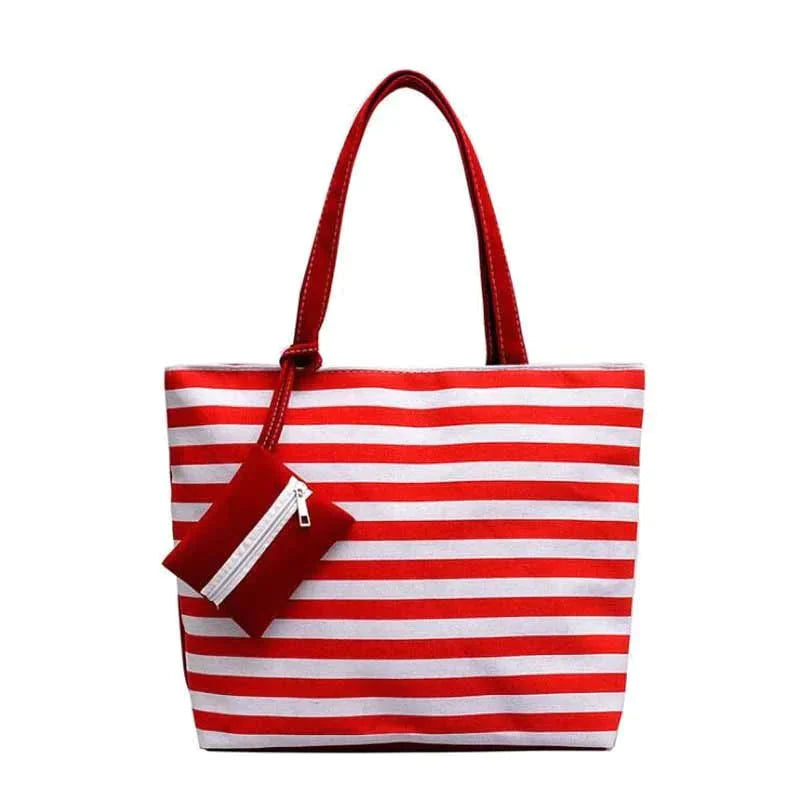 Bolsa de Ombro Listrada La Grace - Frete Grátis