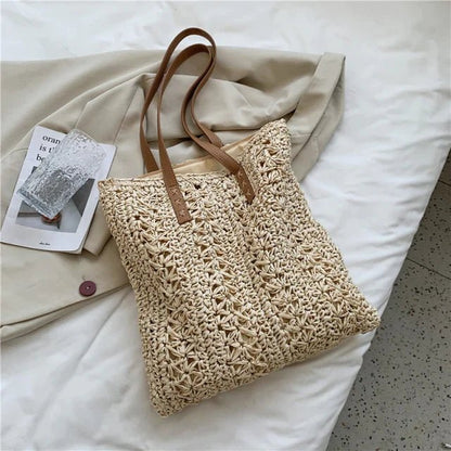 Bolsa de Ombro Palha Miami - Frete Grátis