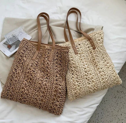 Bolsa de Ombro Palha Miami - Frete Grátis