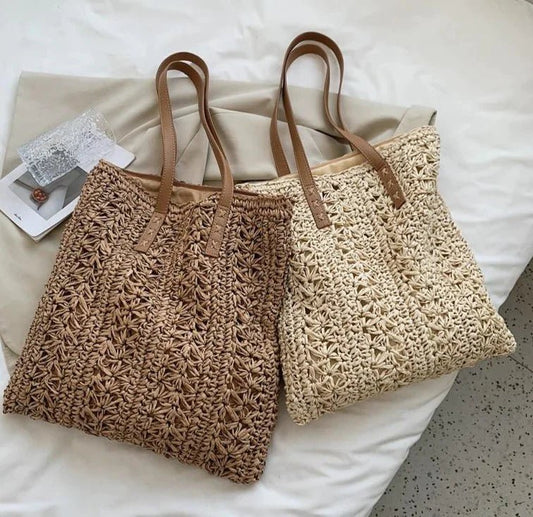 Bolsa de Ombro Palha Miami - Frete Grátis