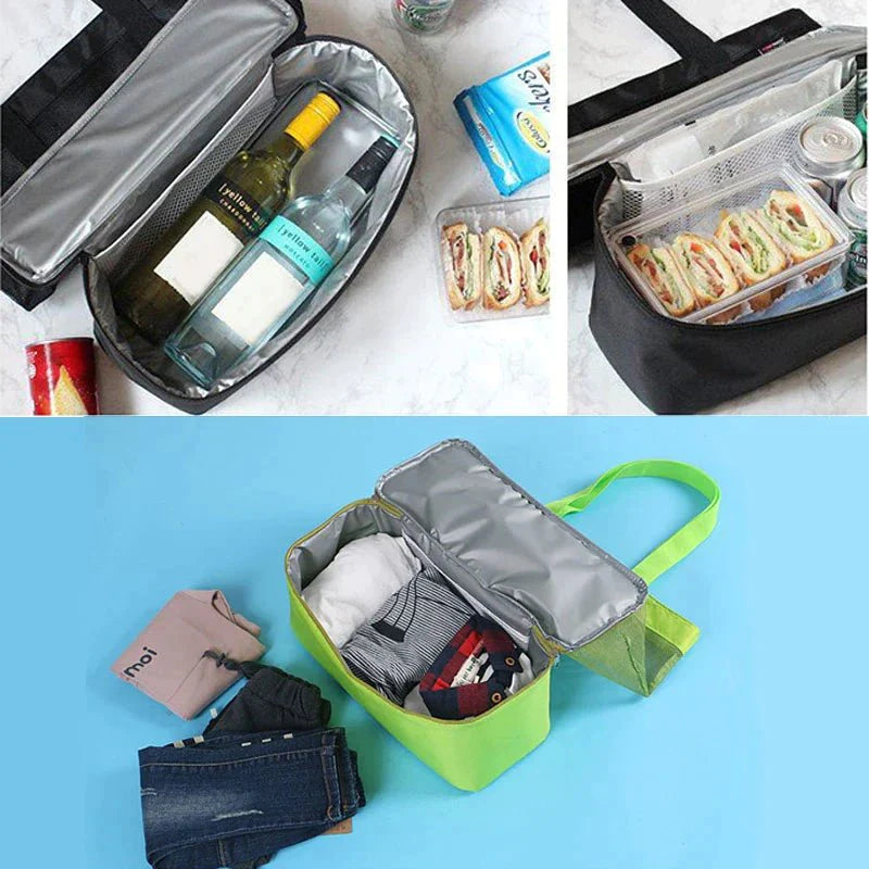 Bolsa de Praia com Compartimento Térmico para Alimentos - Frete Grátis