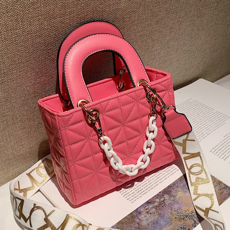 Bolsa Feminina Crossbody com Corrente - Frete Grátis
